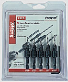 Drill Csk HSS Set