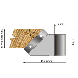 Chamfer swop-tip