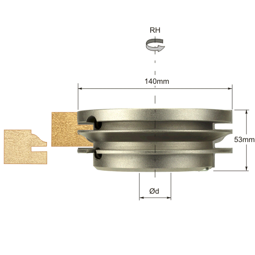 Cabinet Door Block 5.0mm