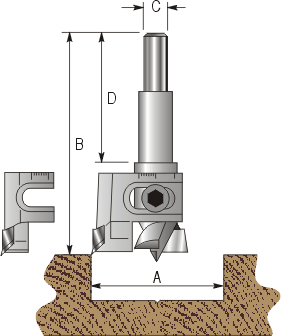 Adjustable Boring Bit