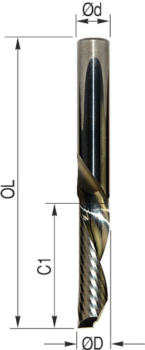 Helical Flute DownCut STC