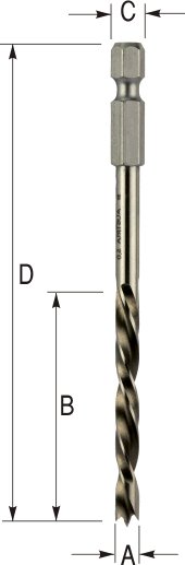 HSS Dowel 1/4