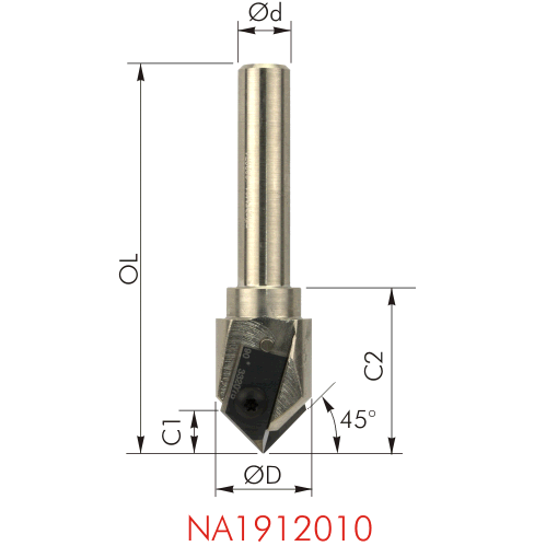 Engraving Swop-tip 2 Flute