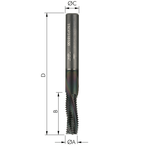 Chipbreaker Down-Cut 3 Flute