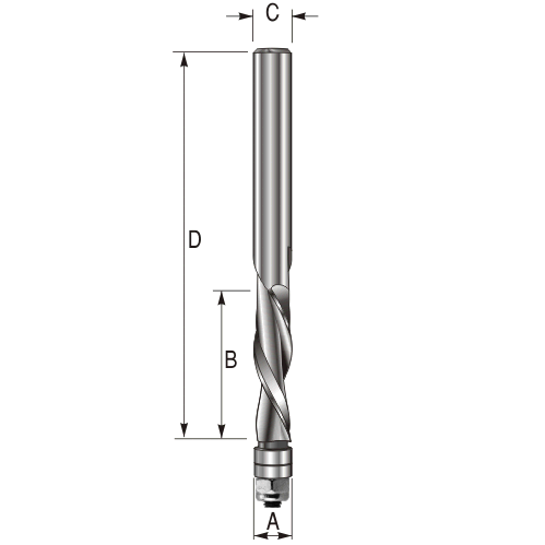 Down-Cut Spiral