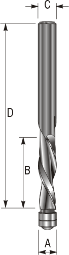 Down-Cut Spiral