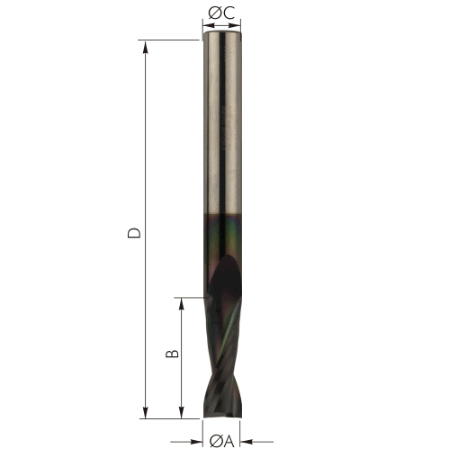 Up-Cut 2 Flute