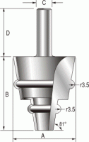 Sash Bottom Rail Bevel Thumbnail