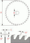 Fine Crosscut Blade Thumbnail