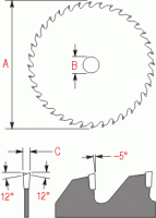 Negative Crosscut Blade Thumbnail